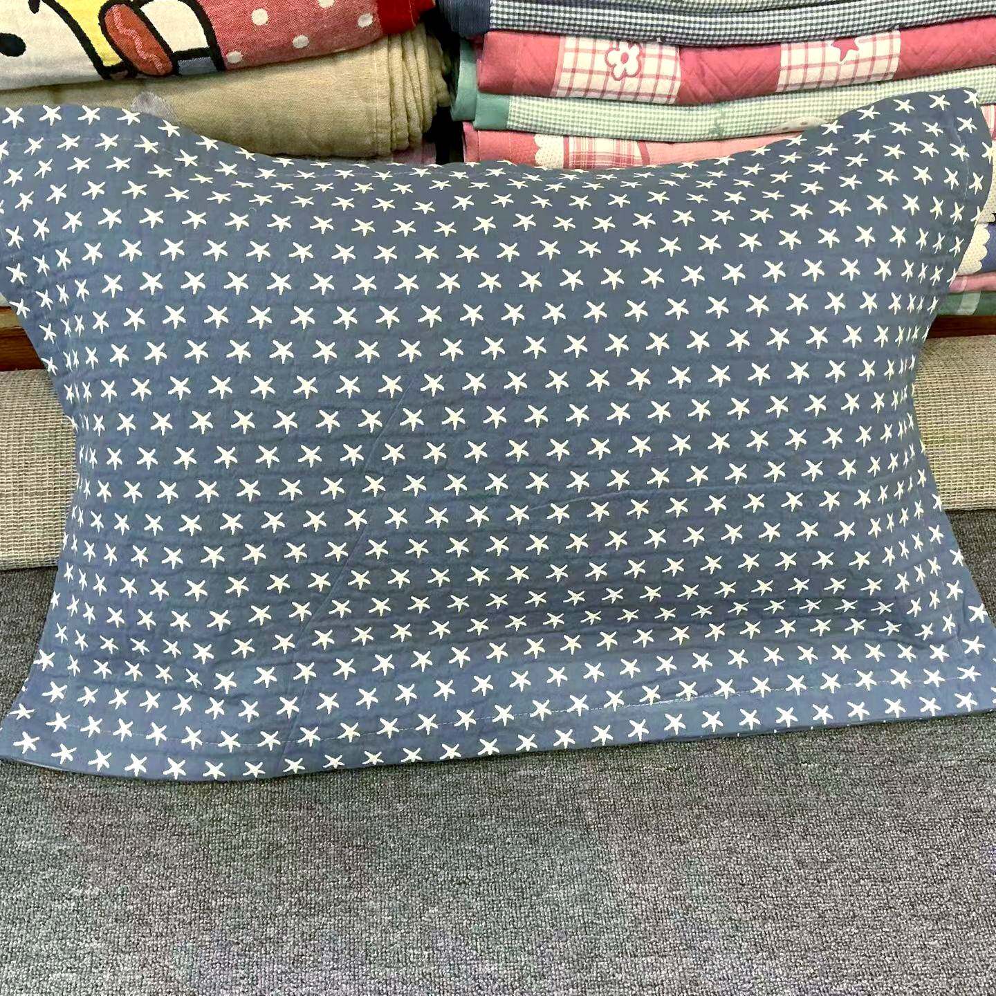 【官方旗舰店正品】2025新款防汗口水枕巾实体店沐瑟纯棉三层纱布