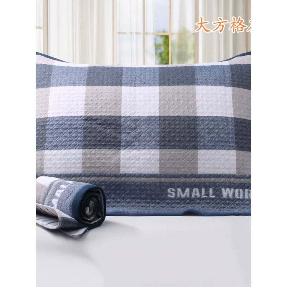 【官方旗舰店正品】2025新款防汗口水枕巾加大加厚成人纯棉一对装