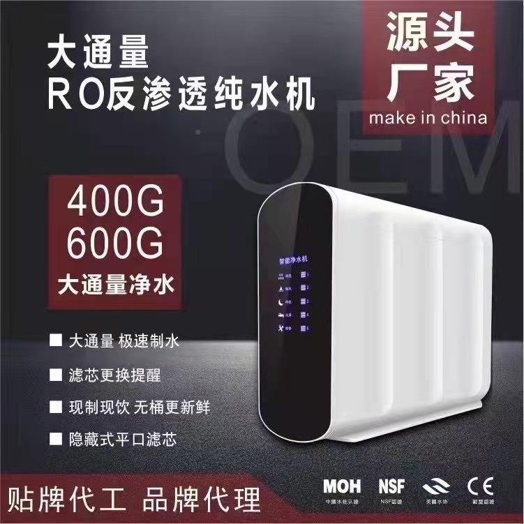 水水器家用无桶净机大水流量RO反渗透净直饮纯机自来水厨618房过