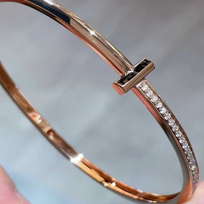 窄版t1手镯T形易烊千玺T字手环