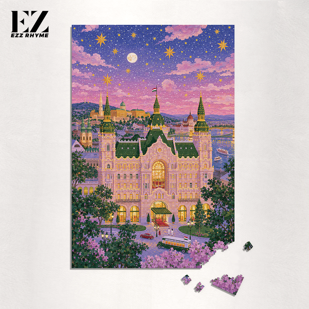 Ezz图韵小铺正品《夜暮华章》500/1000高级椴木原创拼图图片