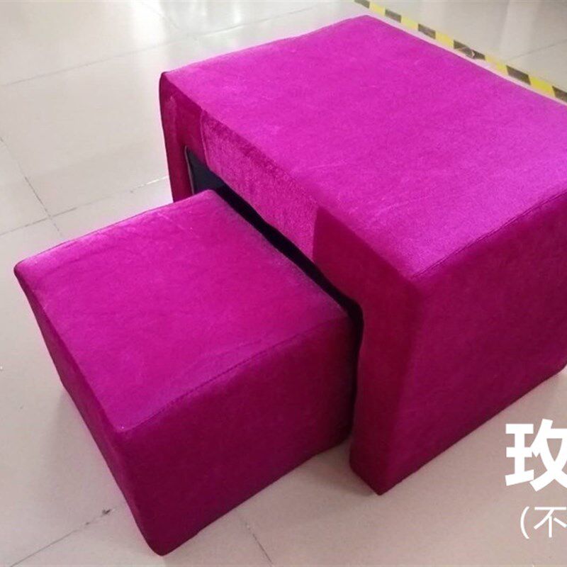 包邮美甲美容养生沐足足s疗沙发大小子母凳子美脚做脚趾甲修脚凳