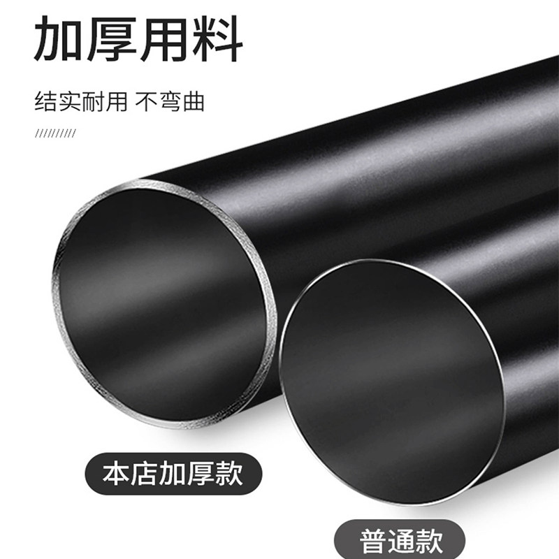 浴室防水布折叠浴帘套装免打孔磁吸L型弧M形杆隐形淋浴隔断化妆室