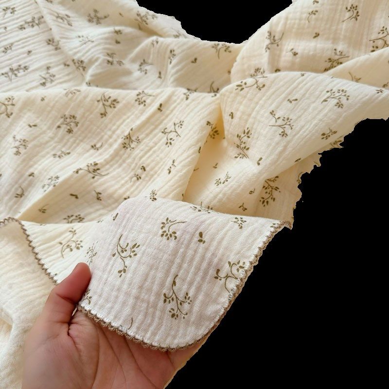 新生婴儿全棉双层纱盖毯儿童沙巾B薄款抱被初生宝宝推车毯浴巾包,床上用品,休闲毯/毛毯/绒毯,淘宝优惠券,粉丝福利购,淘宝优惠卷