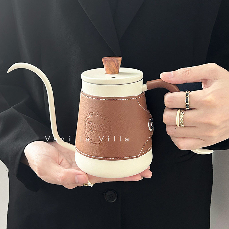 手冲咖啡c壶304不锈钢长嘴细口意式分享壶家用耳挂冲泡咖啡烧水壶