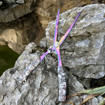 尖嘴彩钛直型退钩剪鱼线工具