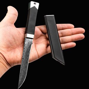 烧烤家用M390户外防身水果刀锋利