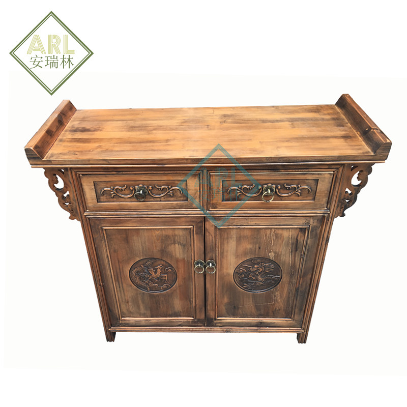 全实木茶水柜火锅饭厅备餐柜雕花C中式仿古复古边柜台中餐实木柜,商业/办公家具,餐柜,淘宝优惠券,粉丝福利购,淘宝优惠卷