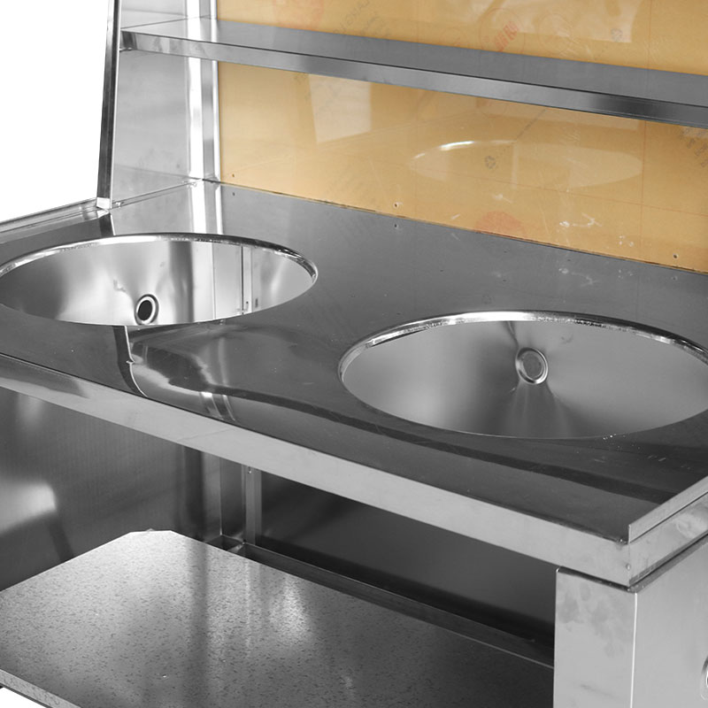 沙县光头小吃配料灶台 小u吃车双孔灶台 单孔双孔大灶 餐车不含锅