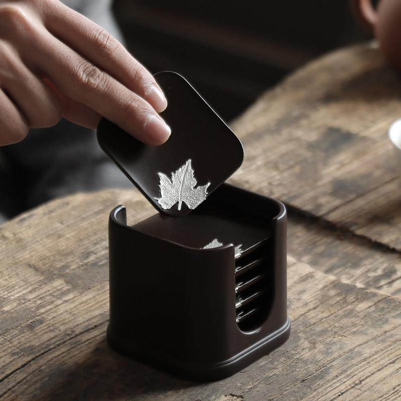 功夫茶具茶杯垫电木茶杯垫茶道零配件中式茶杯防烫隔热垫杯垫架子,餐饮具,茶道/零配,淘宝优惠券,粉丝福利购,淘宝优惠卷