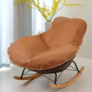 夏季 古藤摇摇椅躺椅凉席套子垫子夏天凉垫坐垫透气网红龙虾椅套罩