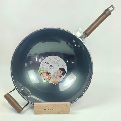 Asd不易生锈的细铁尖锅Cf36G1J家用无涂层铁锅Cf32G1J/Cf34G1J