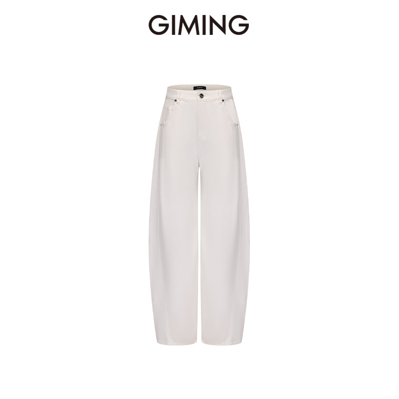 GIMING百搭牛仔时尚长裤
