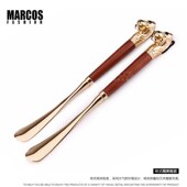 穿鞋 耙 拔子精品黄铜鞋 鞋 器 器提鞋 拔子 超长铜鞋 抽 纯黄铜鞋 适尔