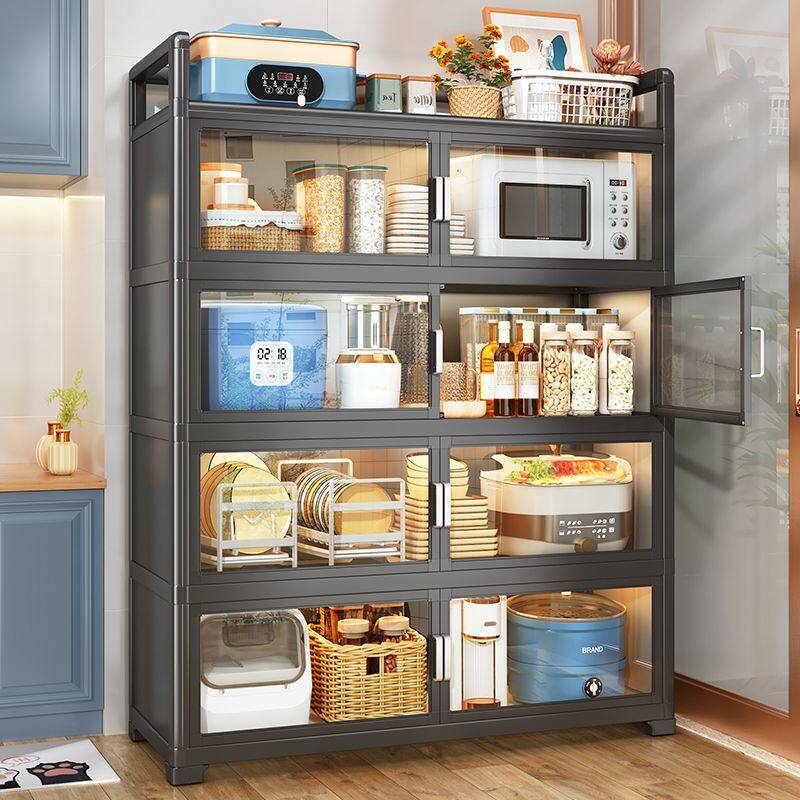 厨房家用餐边柜子储物柜橱柜茶水柜客厅收纳柜多功能农村厨房碗盘