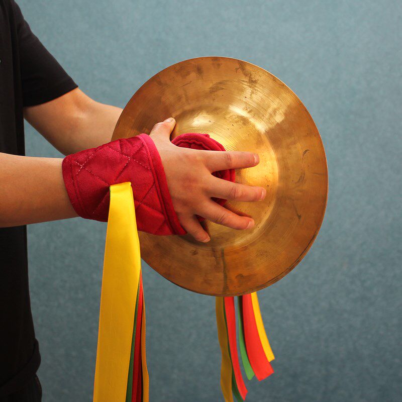 军镲丝巾固定丝带秧歌镲手带腰鼓镲抓手带铜镲带铜钹带彩带把手带