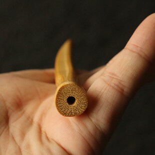 纯手工制作天然竹枝烟斗压棒精磨玉竹枝烟丝按压棍烟具配件竹压棒