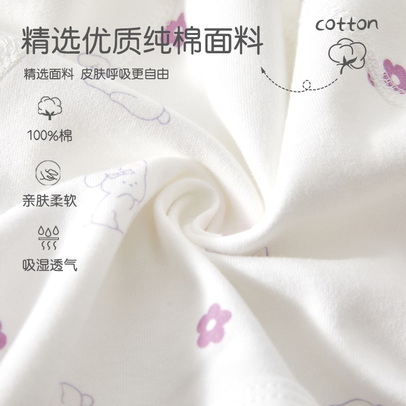 初生婴儿半背衣服秋冬季纯棉a类无骨新生的儿52码纯棉上衣0一3月