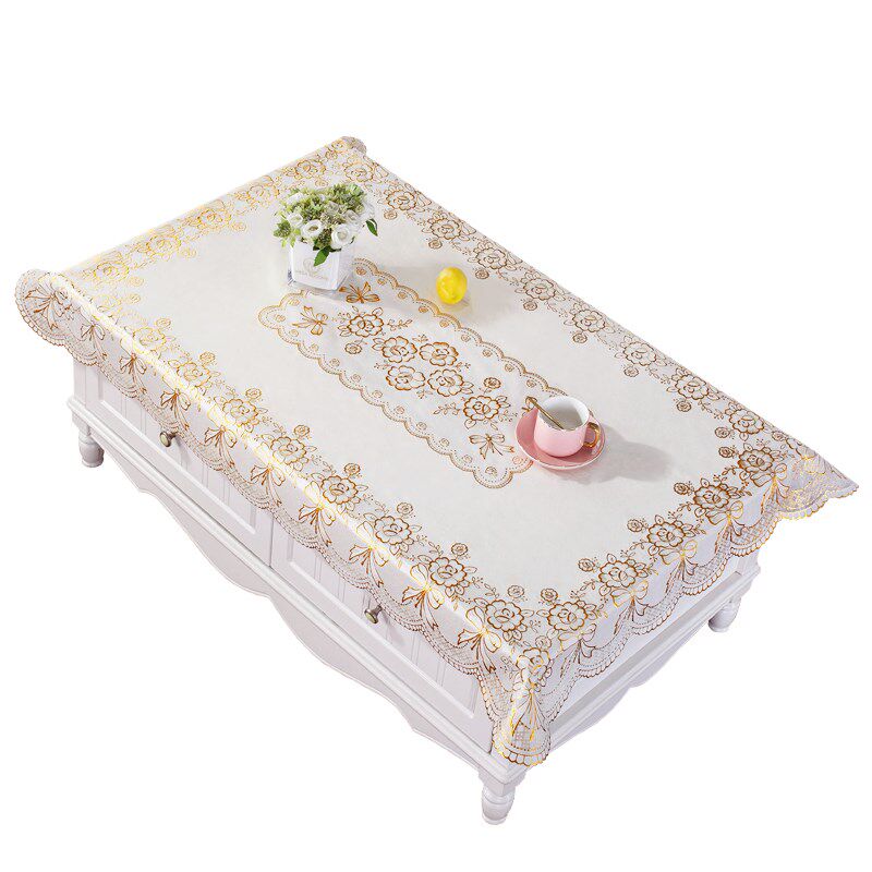 餐桌布防水防烫免洗PVC塑料茶几垫客厅台布茶几桌布长方形桌垫