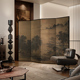 中式 古典江湖屏风隔断入户玄关办公室茶室背景墙折叠客厅卧室折屏
