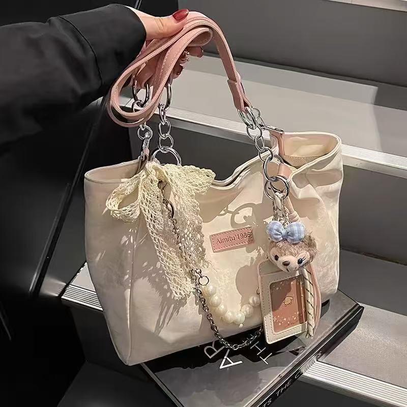韩版休闲大容量通勤托特包女洋气