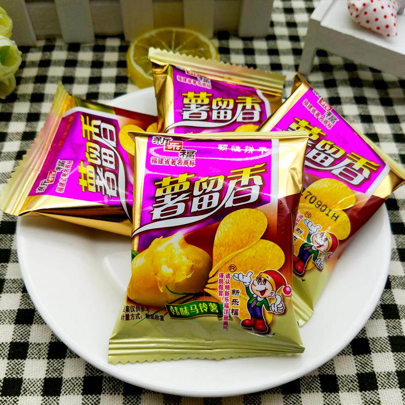 新乐福薯留香韩味马铃薯饼干 干薄脆5斤整箱散装早餐休闲 零食品