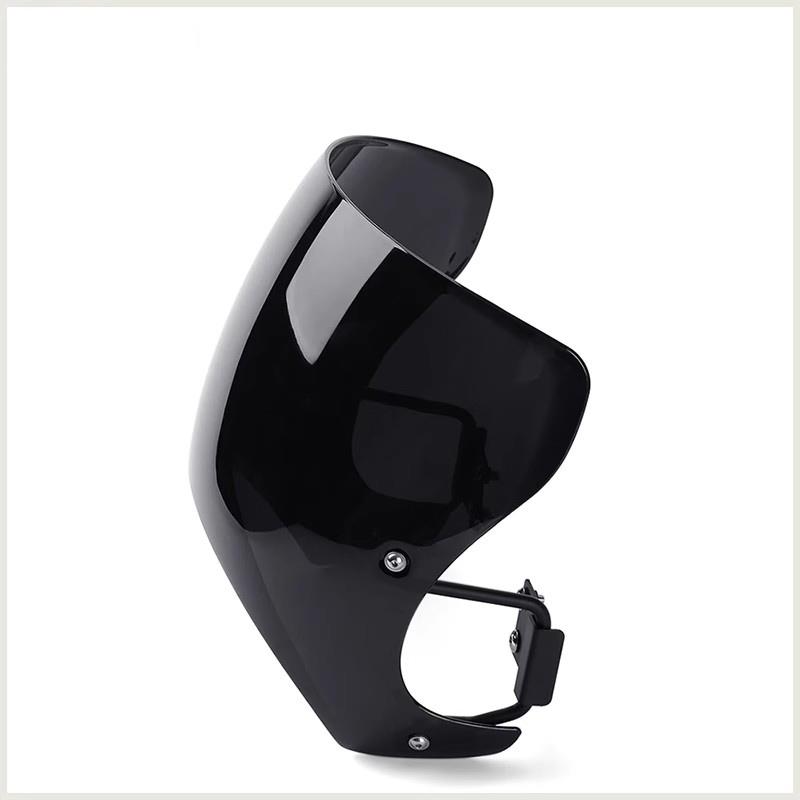 风挡大灯导流罩适用川崎Z900RS 2018-2024年改装覆古前挡风猪头罩