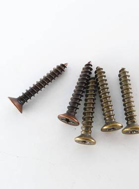 镀青古铜KA螺十字沉头自攻螺丝347平头攻钉厂家M2/M2自.6M3/M/4