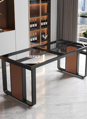 0A不锈钢桌脚桌支BOS架腿板大理石大板岩子铁艺餐桌腿茶台玻璃桌