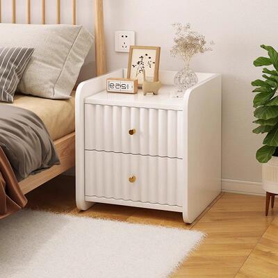 头柜简约现代DLR卧床床子头置物架室奶油风床头柜简易小柜新款床