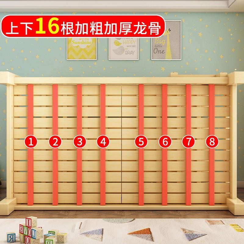 层国标全实木上下子铺双人床员层工T825宿舍高低母床两儿童上下床