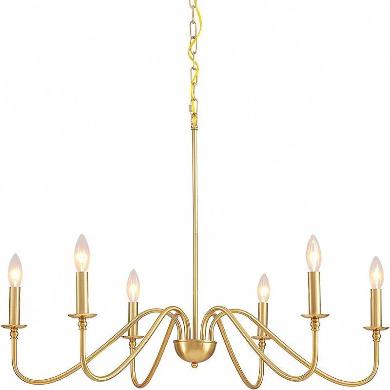 美式铁艺枝形吊灯简约几何铁艺客厅餐厅卧室灯农舍阳台楼梯灯具