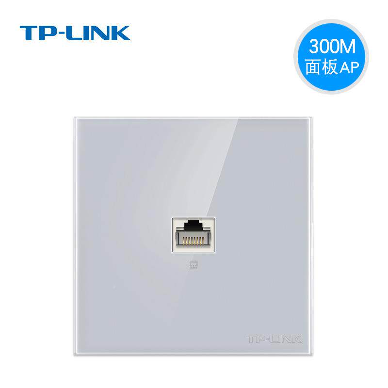 TP-LINKTL-CELAP35-Po86E型300MI无线面板式AP0POE网线供电别墅