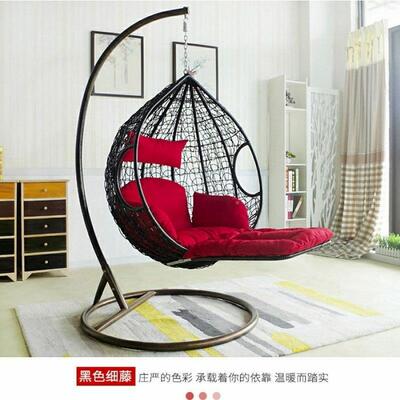 吊篮吊椅室阳LON台椅藤椅家用秋千内摇摇椅吊鸟巢摇篮床户外悬挂