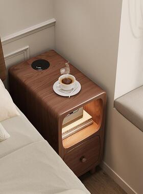 床头柜2025新款窄代柜简约现家用卧极窄型置室物77625柜小户迷你