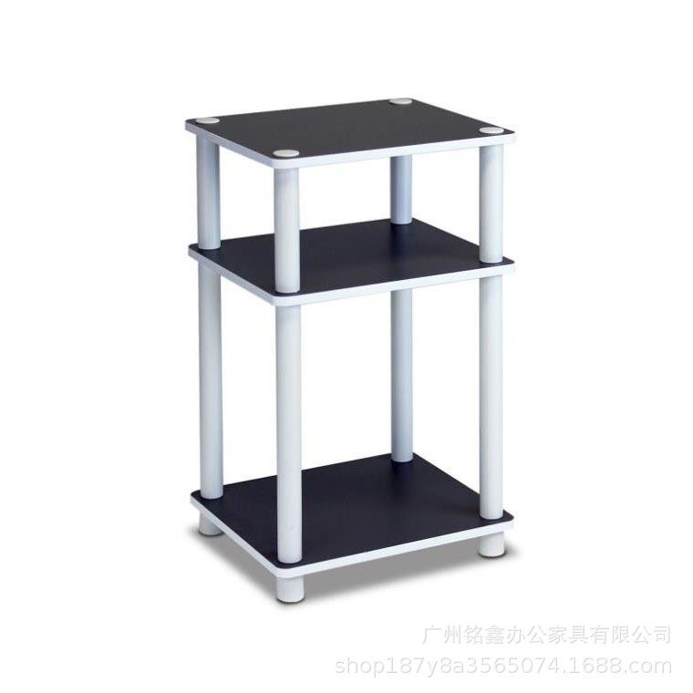 热UAR简约现客厅角落三层置物架沙发轮边几桌收销纳代带滚边几
