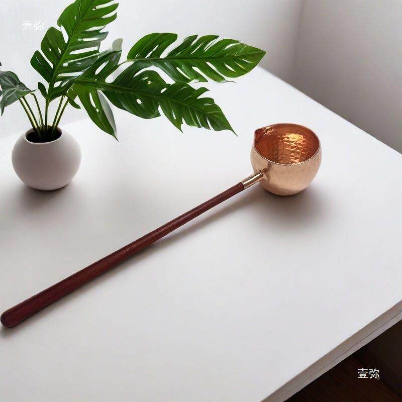 分茶式勺WTA长柄茶舀勺茶勺水瓢煮中茶器配件茶匙茶勺日式舀水子