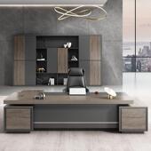 大气老板桌椅组合具简现约代经理室总家董事长单裁人办B103公桌子