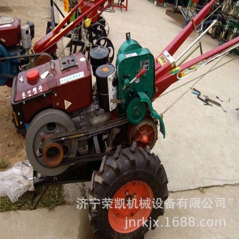 扶耕式草莓地开沟起机柴手油手扶草莓旋垄起10HP垄机开沟起垄一体