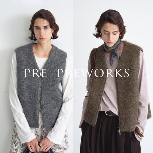 PREPREWORKS拉链开衫马甲外套