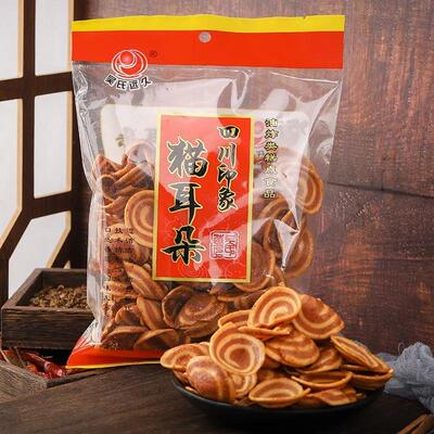 吴氏远久猫耳朵肥肠酥192g大包装四川内江特产童年怀旧零食小吃