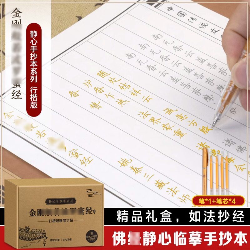 S手抄本 金刚般若波罗蜜经手抄小学教辅
