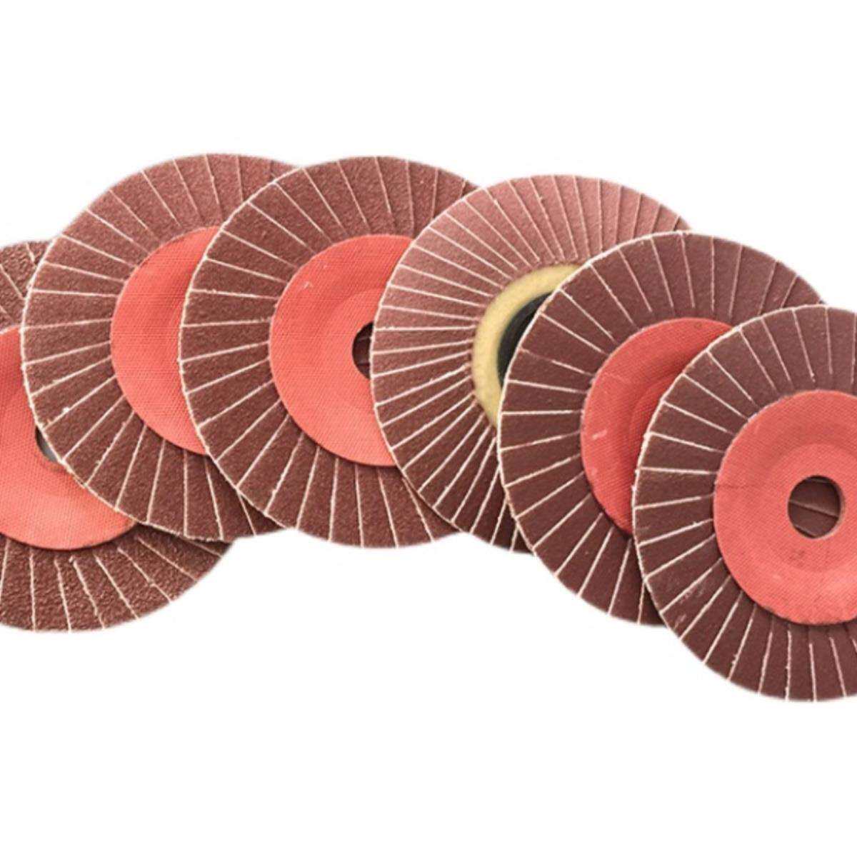 小太阳花型页轮不锈钢抛光百页片角磨机打磨片金属除锈平面百叶轮