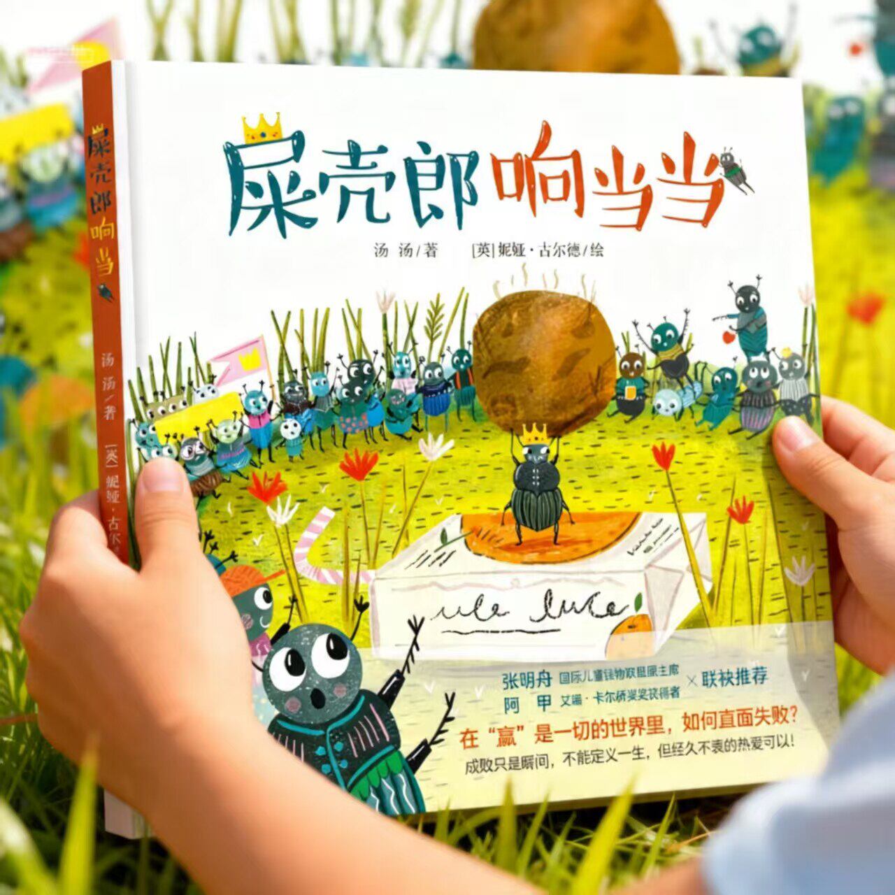 屎壳郎响当当汤汤绘本新作一只屎壳郎从为荣誉而战到为热爱而活的