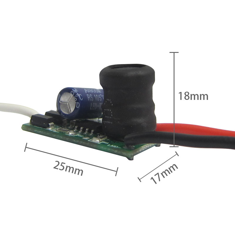 直流12V24V48V60V输入10W恒流LED驱动电源户外灯电单车灯镇整流器