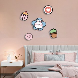 儿童房墙壁布置床头柜装饰墙面遮丑卧室立体墙贴墙上屋顶补洞神器