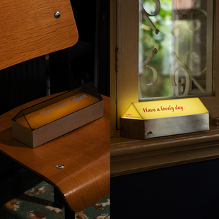 非必要不合作&LLANO 晚安早安艺术灯氛围夜灯礼物续航台灯摆件灯