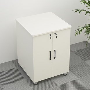 70高落地影印机柜a3印表机放置柜木质办公室矮柜收纳柜移动文件柜