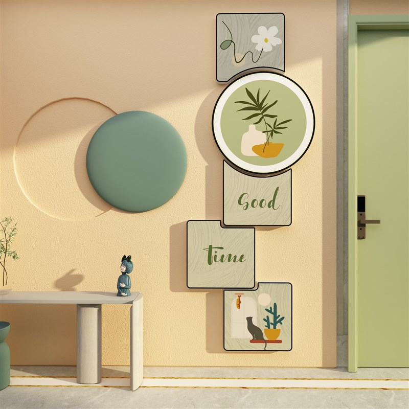 客餐厅亚克力3d立体贴纸壁画卧室房间布置电视机背景墙面装饰挂件