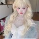 一口喵假发女日常网红金色长卷发lolitta新款 自然甜美全头套假发